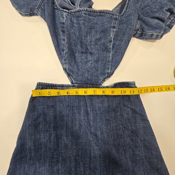 Show Me Your Mumu City Cut Out Dress in Deep End - Picture 13 of 13